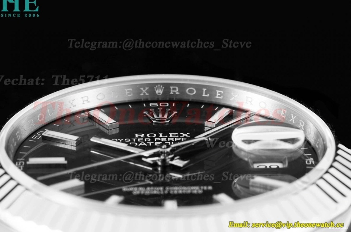 Stk Oyster 41mm Datejust 904L VR3235 SS 126334 SS King Grey 0429